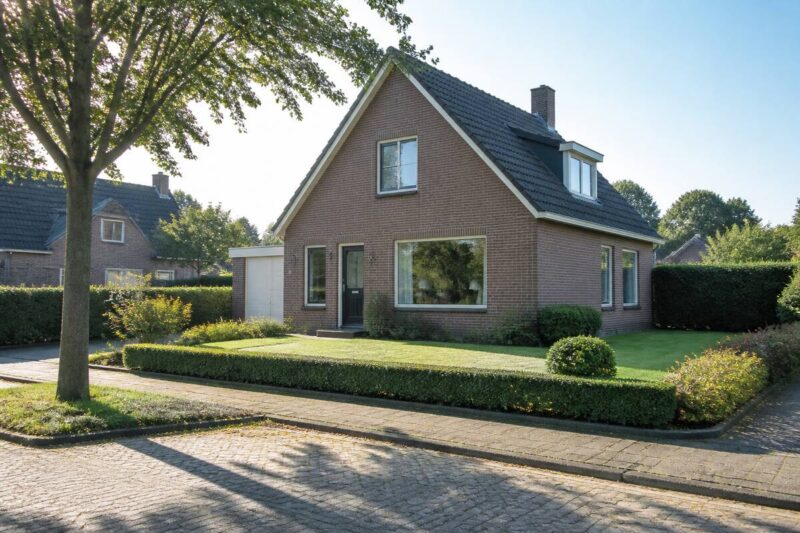 Vrijstaande woning in een rustig Duits dorp met groene voortuin